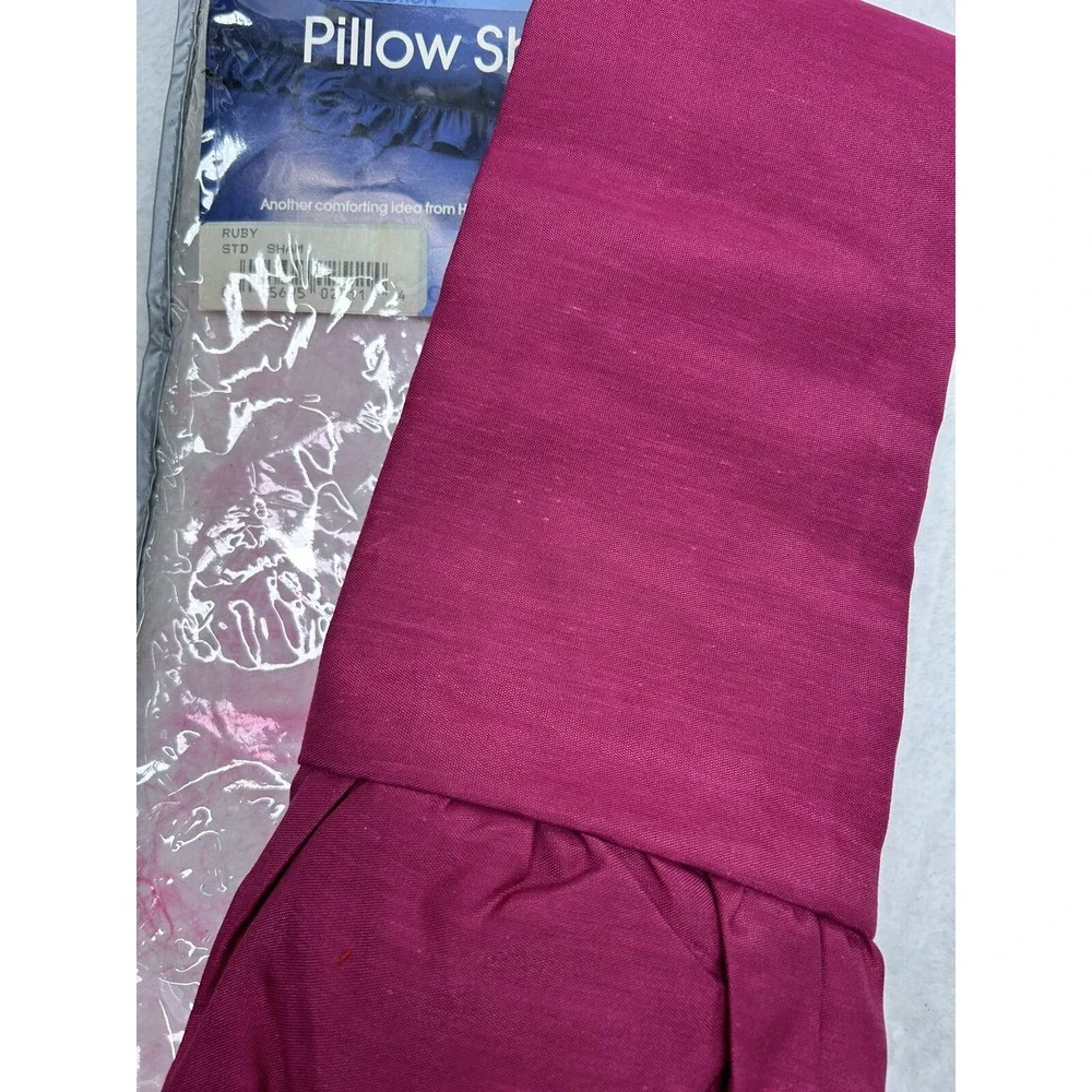 Vintage Hollander Chromatic Ruby Pink Standard Pillow SHAM NEW‎